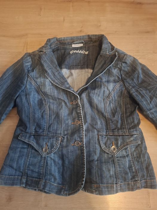 Zestaw damski jeansowy L