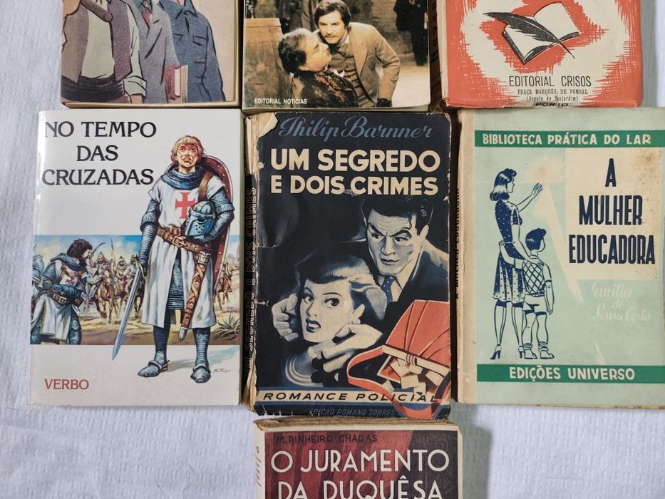 Livros antigos variados