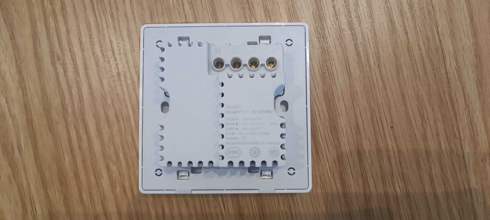 Interruptor duplo Smart Zigbee encastrar D1 (c Neutro) - Aqara Xiaomi