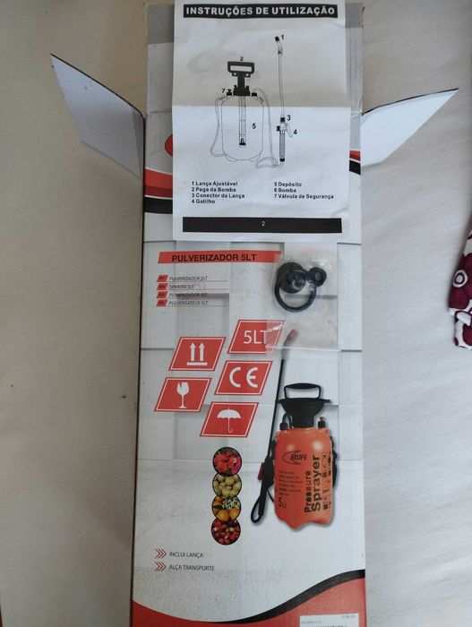 Pulverizador de pressão prévia 5L