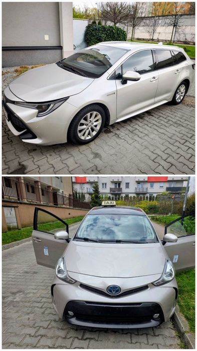Wynajem samochodu TAXI z licencją UBER/BOLT/FREENOW  Toyota Corolla/Prius Plus