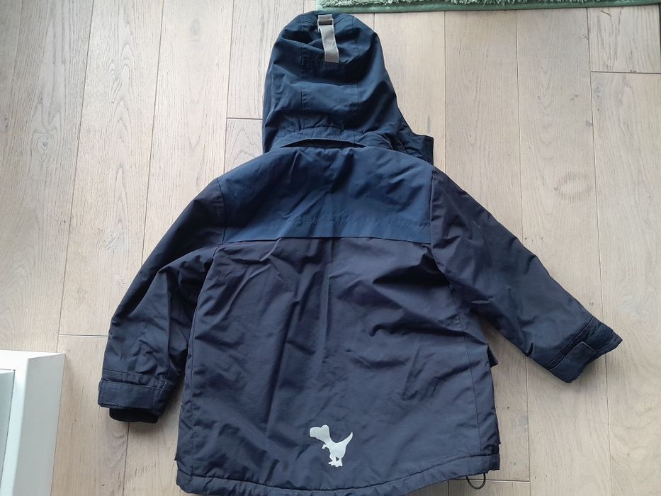 Cubus granatowa kurtka zimowa dla chłopca parka cool 104-110  next