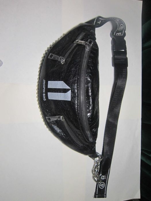 Сумка JingpinBag. Стильная поясная сумка. Экокожа