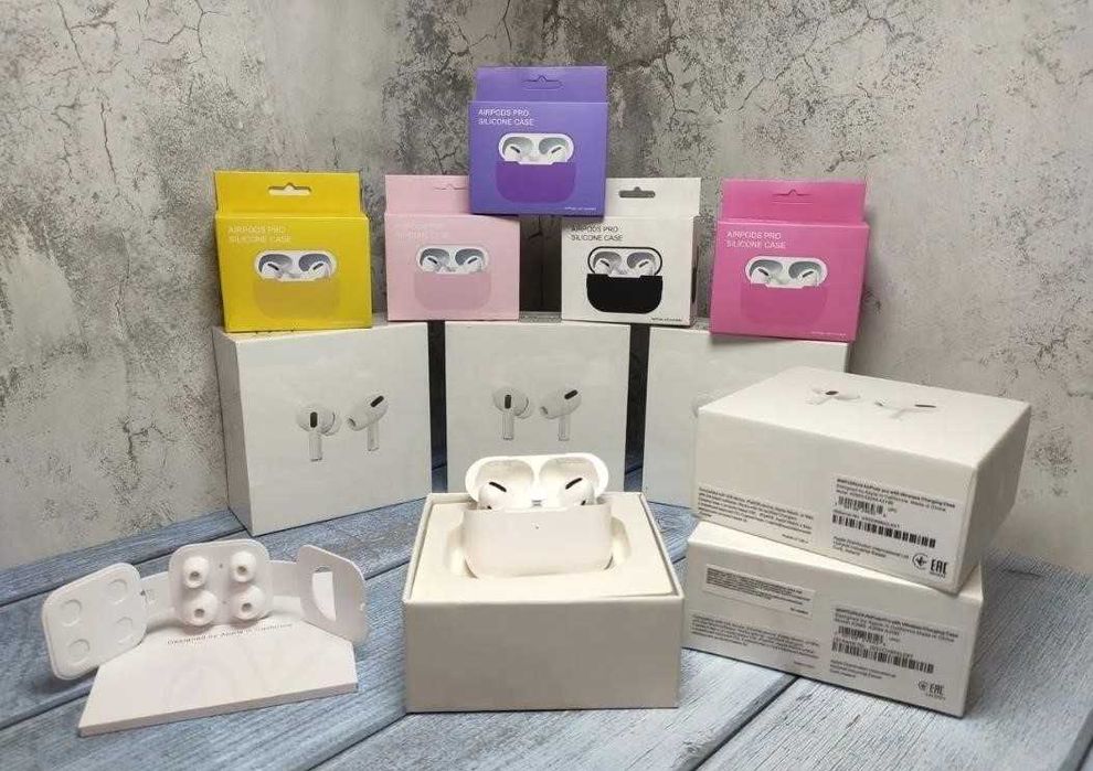 Беспроводные наушники аирподс pro с активным шумоподавлением!!