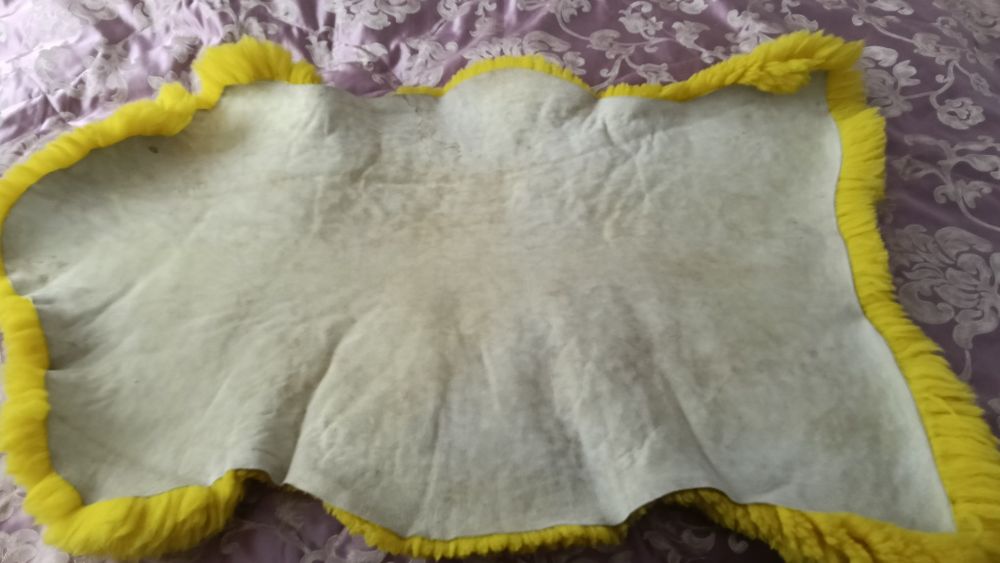 Овеча овечья шкура шкіра килимок з шерсті натуральний