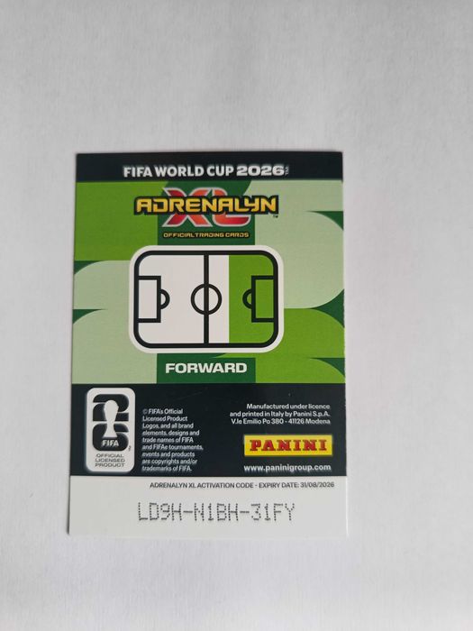 Karta Panini Kylian Mbappe Limitowana Edycja 2026
