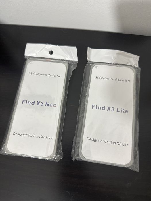 Capas para telemóvel 360 em plástico/silicone