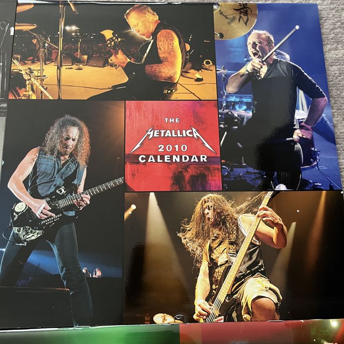 Conjunto de 6 calendários Metallica