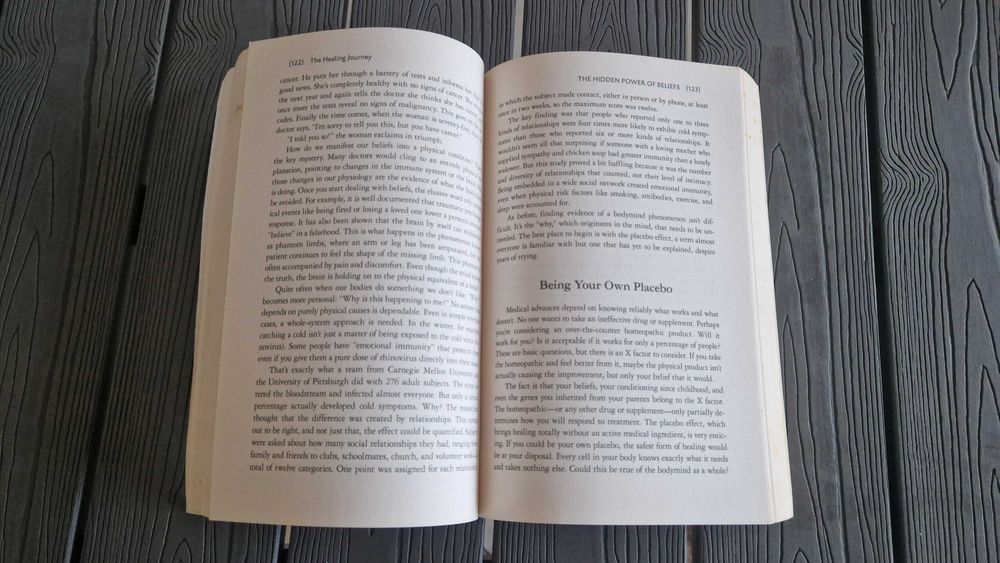 Livro THE HEALING SELF, by Deepak Chopra