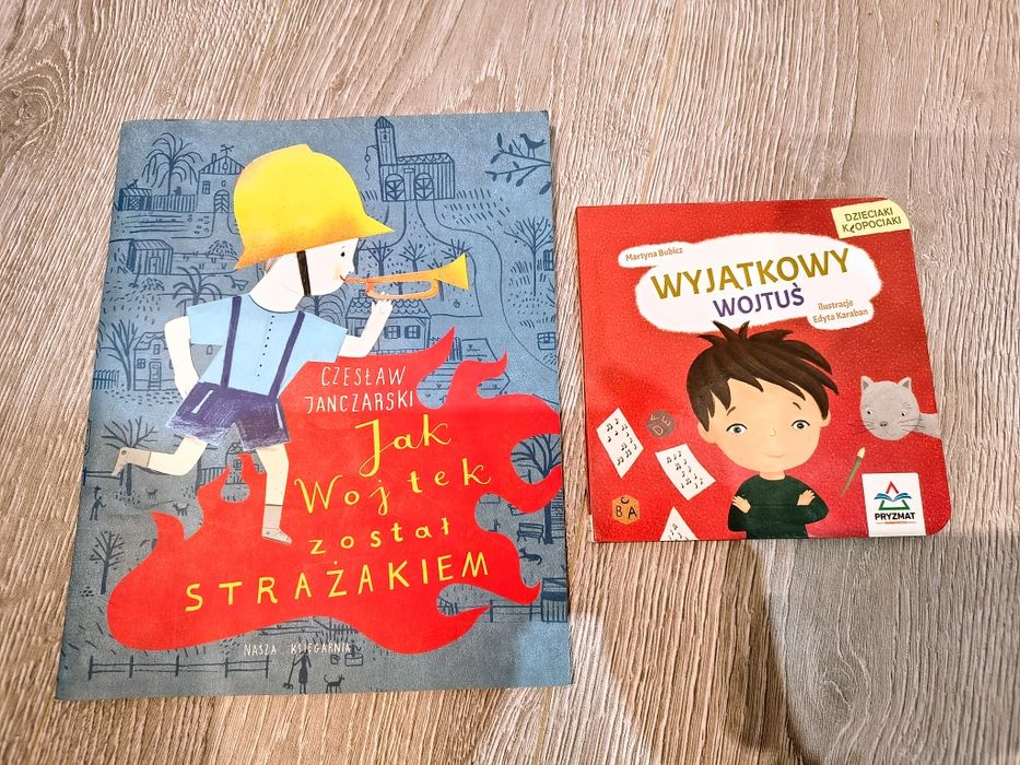 Książki dla Wojtusia:) książeczki dla chłopca