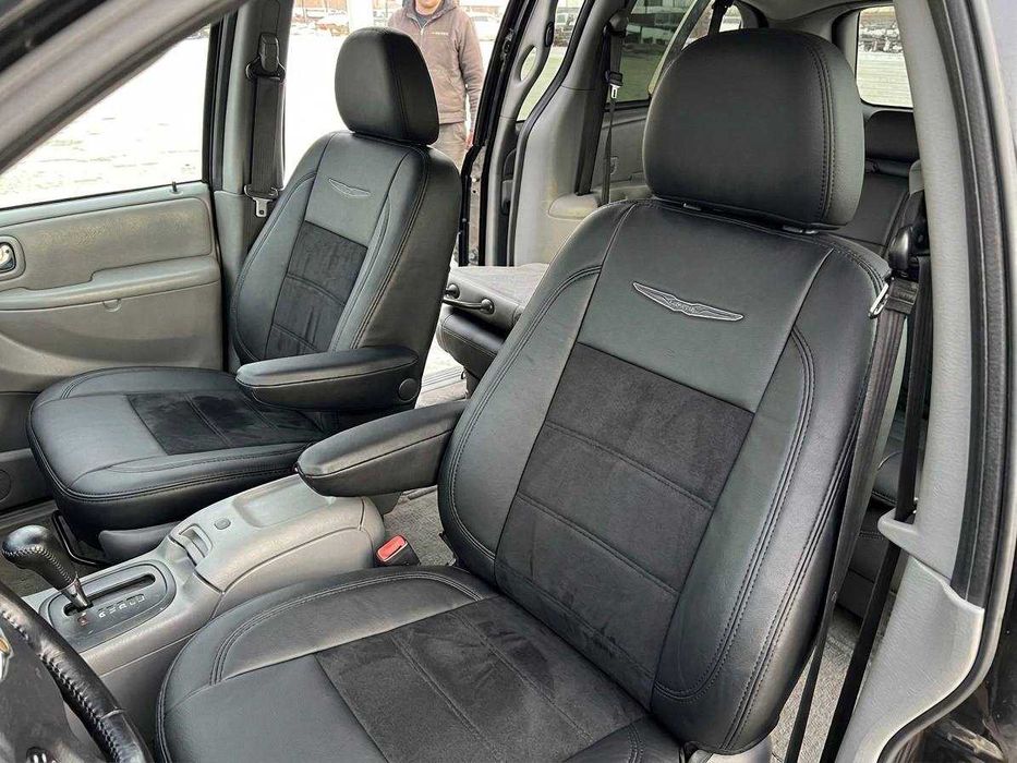 Авточохли Chrysler Grand Voyager 2008-2015 (7 місць) Екошкіра Нові Модельні EMC-ELEGANT