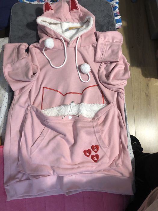 Bluza nowa L/XL z kieszonką na kotka