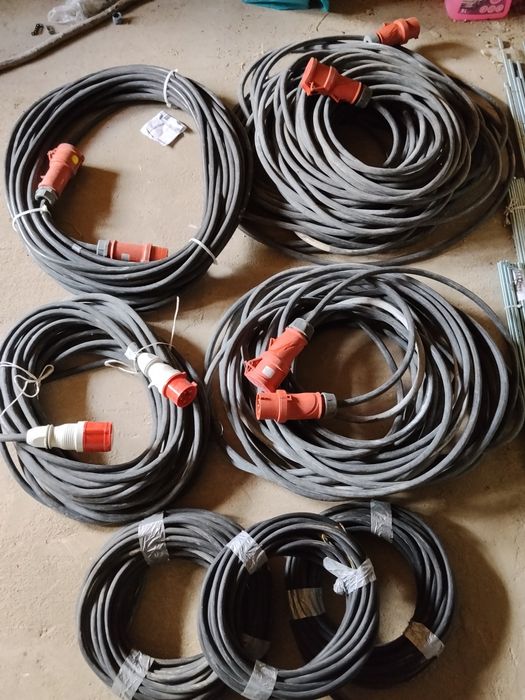 Kable siłowe gumowe 5x2,5 i 5x6