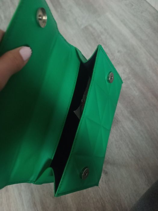 Zielona torebka shein