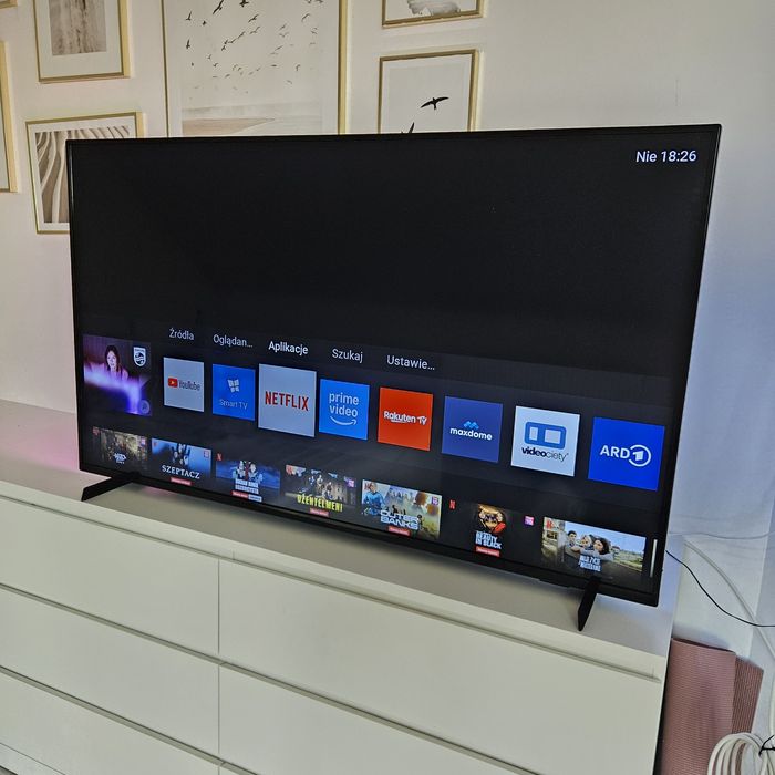 Duży Telewizor Philips 55 cali Led