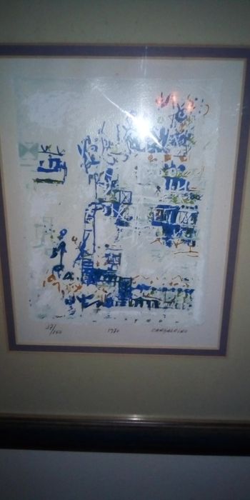 Serigrafia do artista Cargaleiro