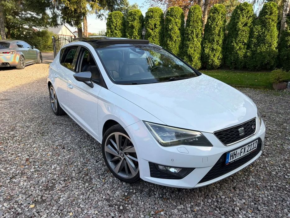 Seat Leon panorama , Seat sound ,  automat + łopatki , pakiet FR