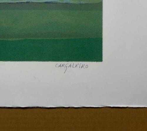 CARGALEIRO  Litografia assinada à mão