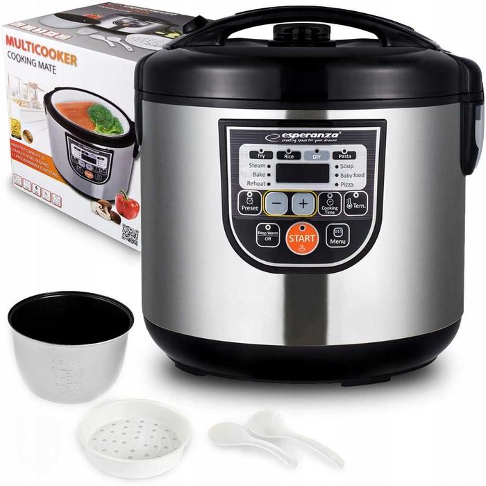 Multicooker SZYBKOWAR parowar LUND 1000W 15 programow 6L Duzy NOWY