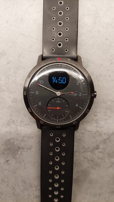 Smartwatch Zegarek Withings STEEL HR Sport czarny