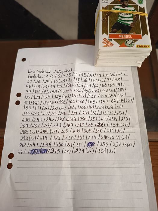 Cromos de Futebol Variados