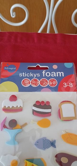 Stickys foam da ItsImagical, embalados