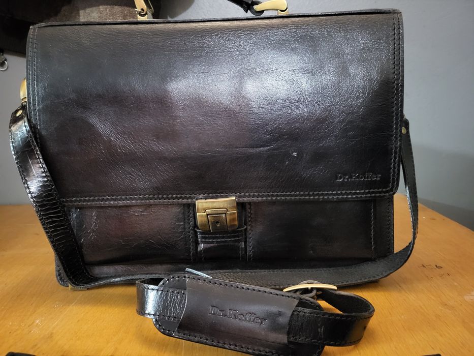 Шкіряний портфель,сумка,барсетка.