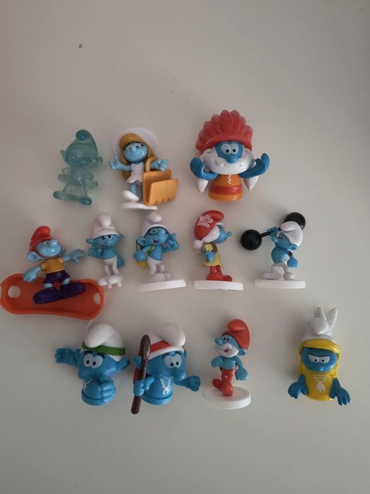 Kolekcja, smerfy, papa Smerf