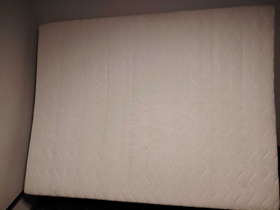 Łóżko metalowe + materac 140x190 / komplet lub osobno