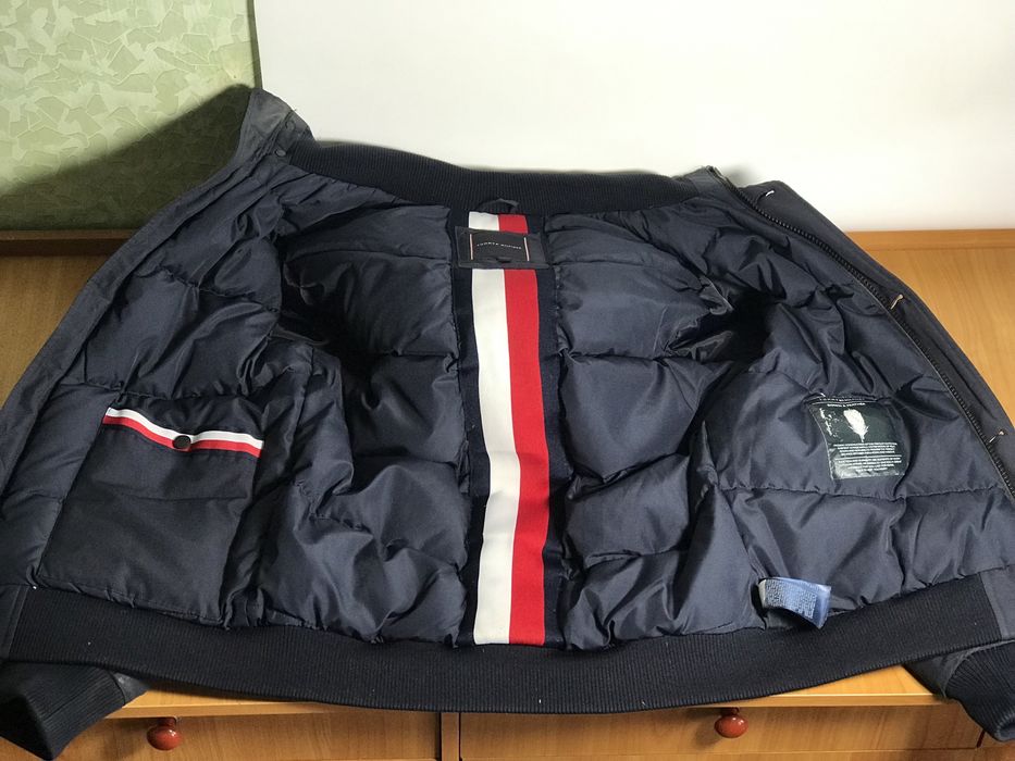 €350 Tommy Hilfiger Мужской пуховик (Пух-Перо) Hampton Down Bomber (S)