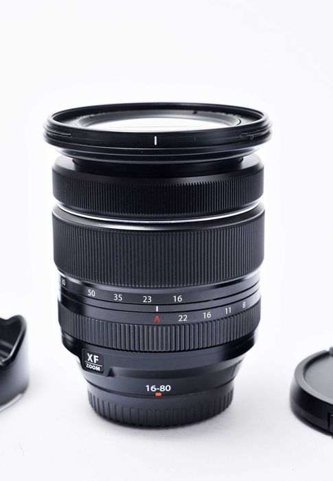 Lente Fuji 16-80mm f4 R OIS WR (seminova) + oferta de tubo de extensão MCEX-16