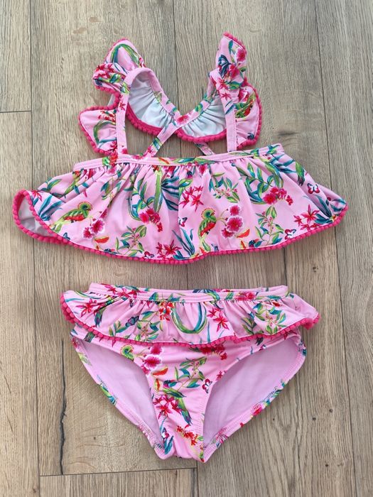 Vince Camuto strój kąpielowy dwuczęściowy floral kwiaty 6 lat 116