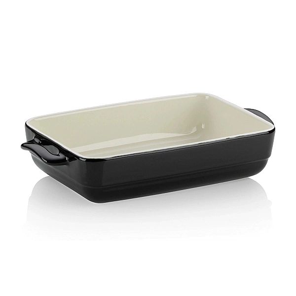 Naczynie żaroodporne Kela Malin, 32x19x6,5 cm, czarne