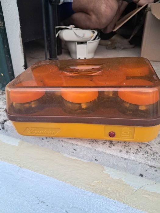 Iogurteira usada a funcionar