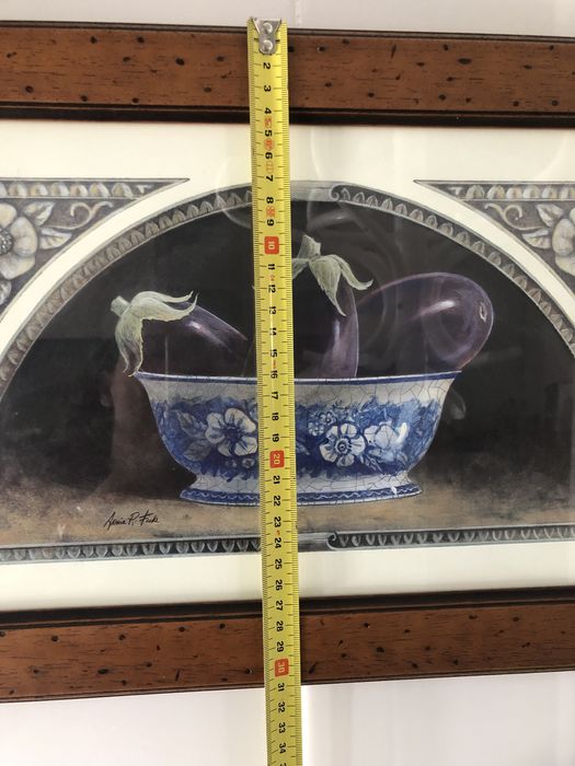 Quadros com moldura em carvalho