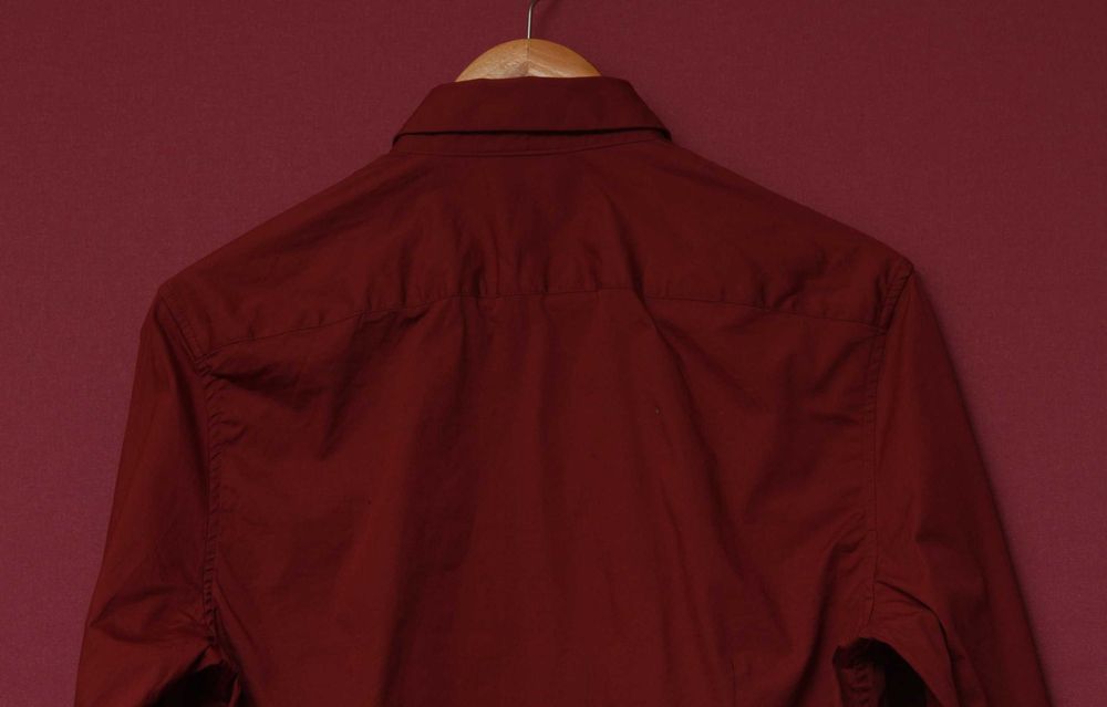 Asos рр S рубашка из хлопка и лайкры