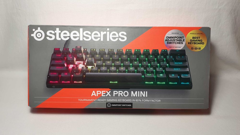 Klawiatura przewodowa SteelSeries Apex Pro Mini US RGB stan IDEALNY ...