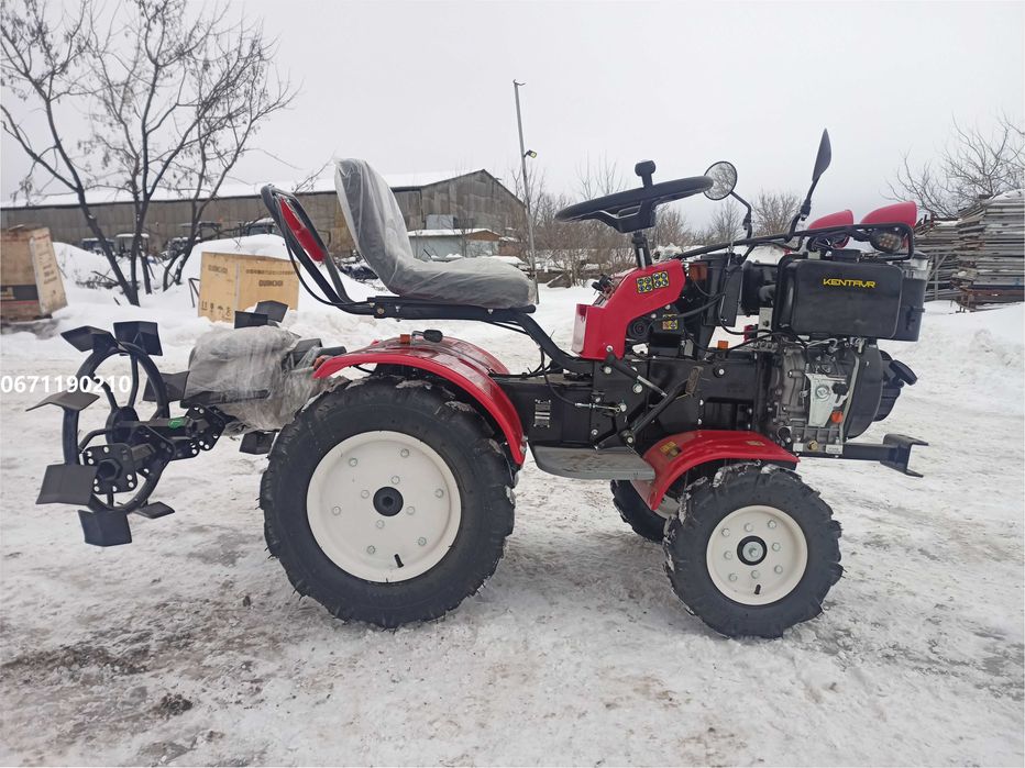 Мототрактор KENTAVR 10D (1350) Дизель 4x4 Кентавр Переломка доставка