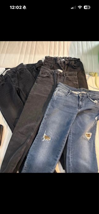 5 x spodnie zara , marc jacobs i inne