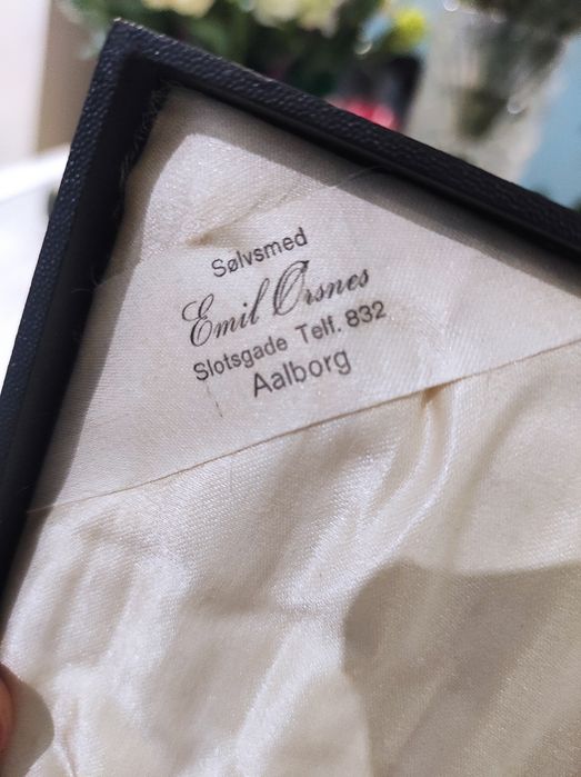 Винтажная кофейная ложка 6 шт. Дания, Emil Osnes 1930 г