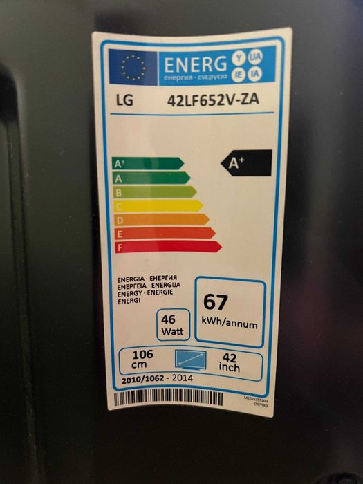 Телевизор LG webOS TV 42LF652V Smart TV с 3D очками