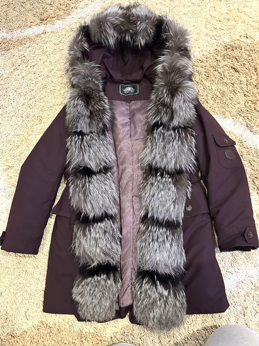 Парка з хутром чьорнобурки