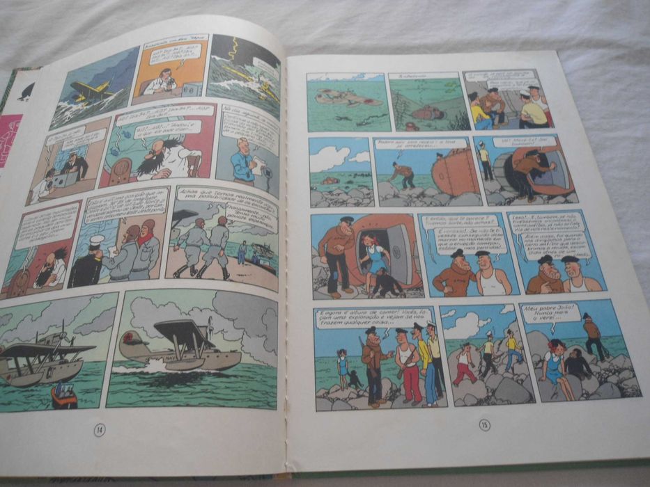 A Erupção do Karamako (2º episódio) por Hergé