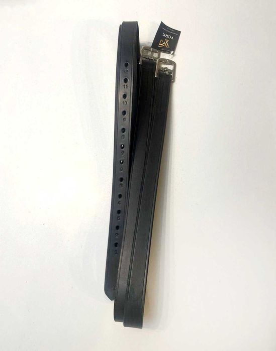 Nowe skórzane puśliska czarne 145 cm dobra cena SZYBKA WYSYŁKA!