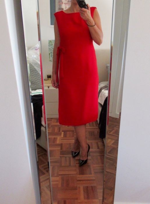 Vestidos NATAL, vermelho, Purificación Garcia, cerimónia