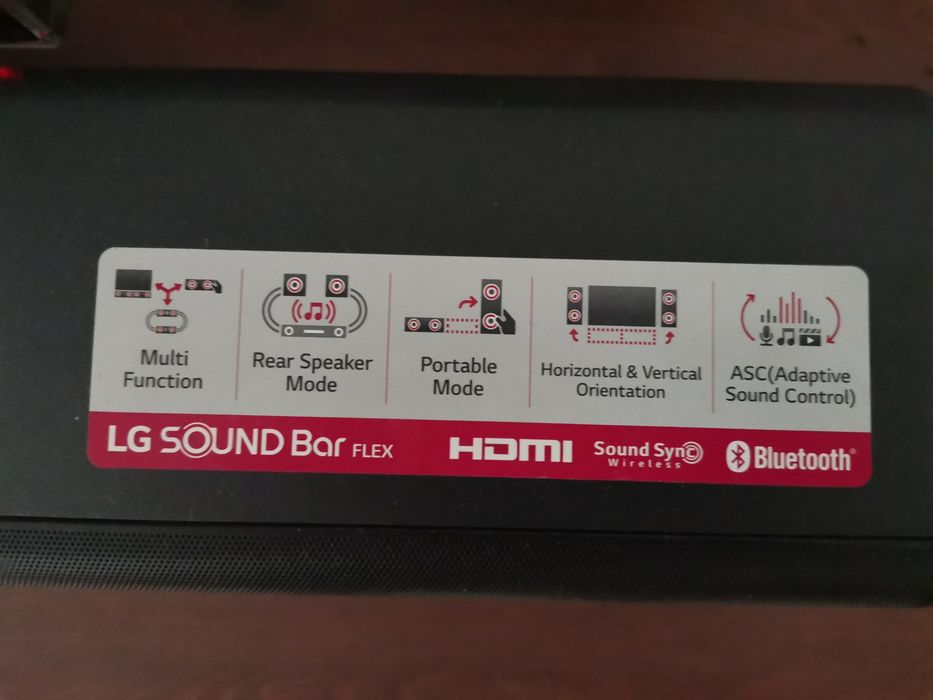 LG SJ7 soundbar subwoofer