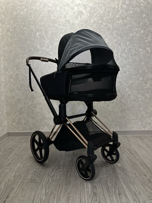 Коляска 2 в 1 Cybex Priam 4.0 Lux Rose Gold
