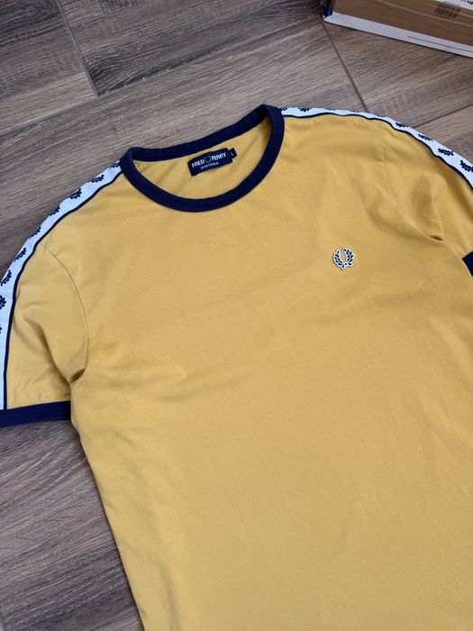 футболка fred perry з лампасами Оригінал L — zdjęcie 3
