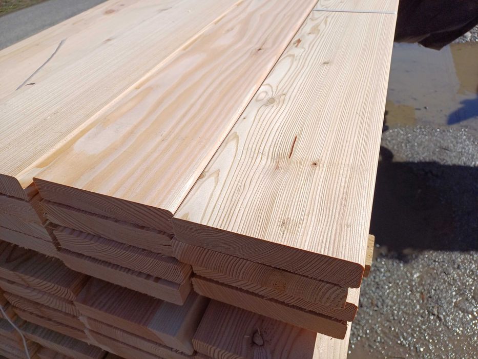 Deska tarasowa elewacyjna podłogowa półbal szalówka podbitka boazeria