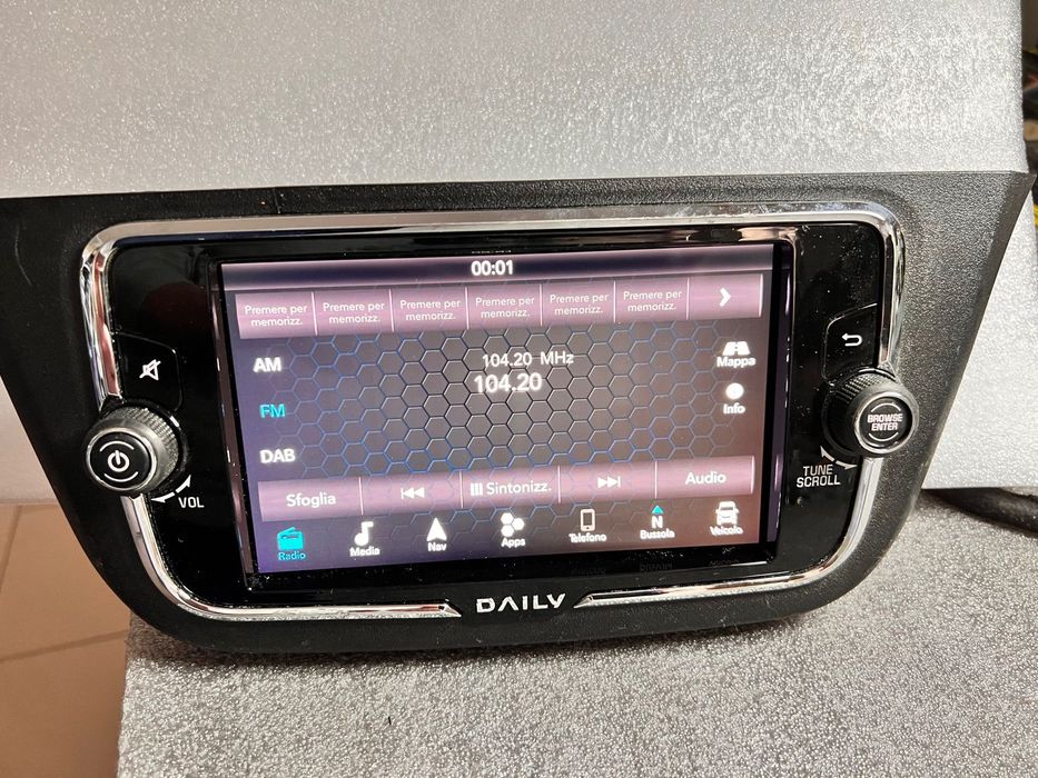 NAWIGACJA IVECO DAILY NIS kod WYŚWIETLACZ NAPRAWA